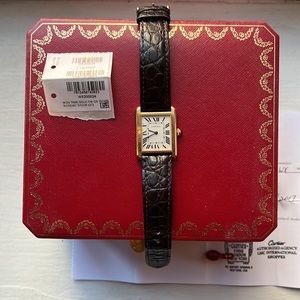 Cartier Tank Solo Small Steel Rose Gold